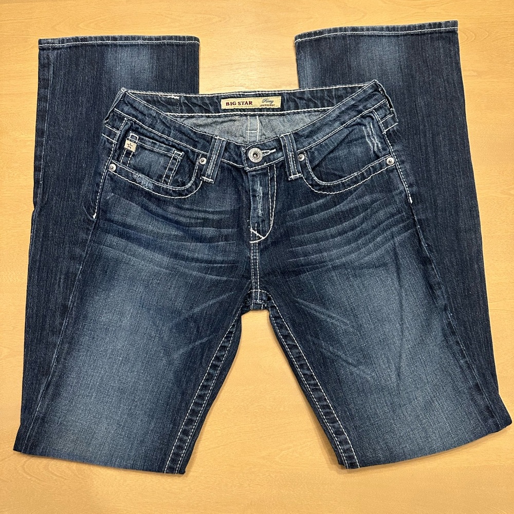 Big Star Remy Low Rise Bootcut Jeans Womens 29L Y2K fit factory Denim